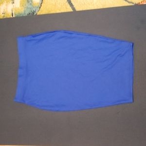 Black milk matte blue pencil skirt